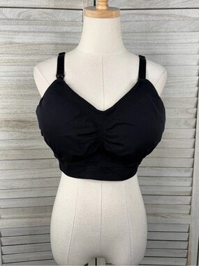 KINDRED BRAVERLY Sublime Hands Free Pumping & Nursing Bra Black-XL (busty)